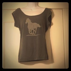 Grey organic cotton t shirt